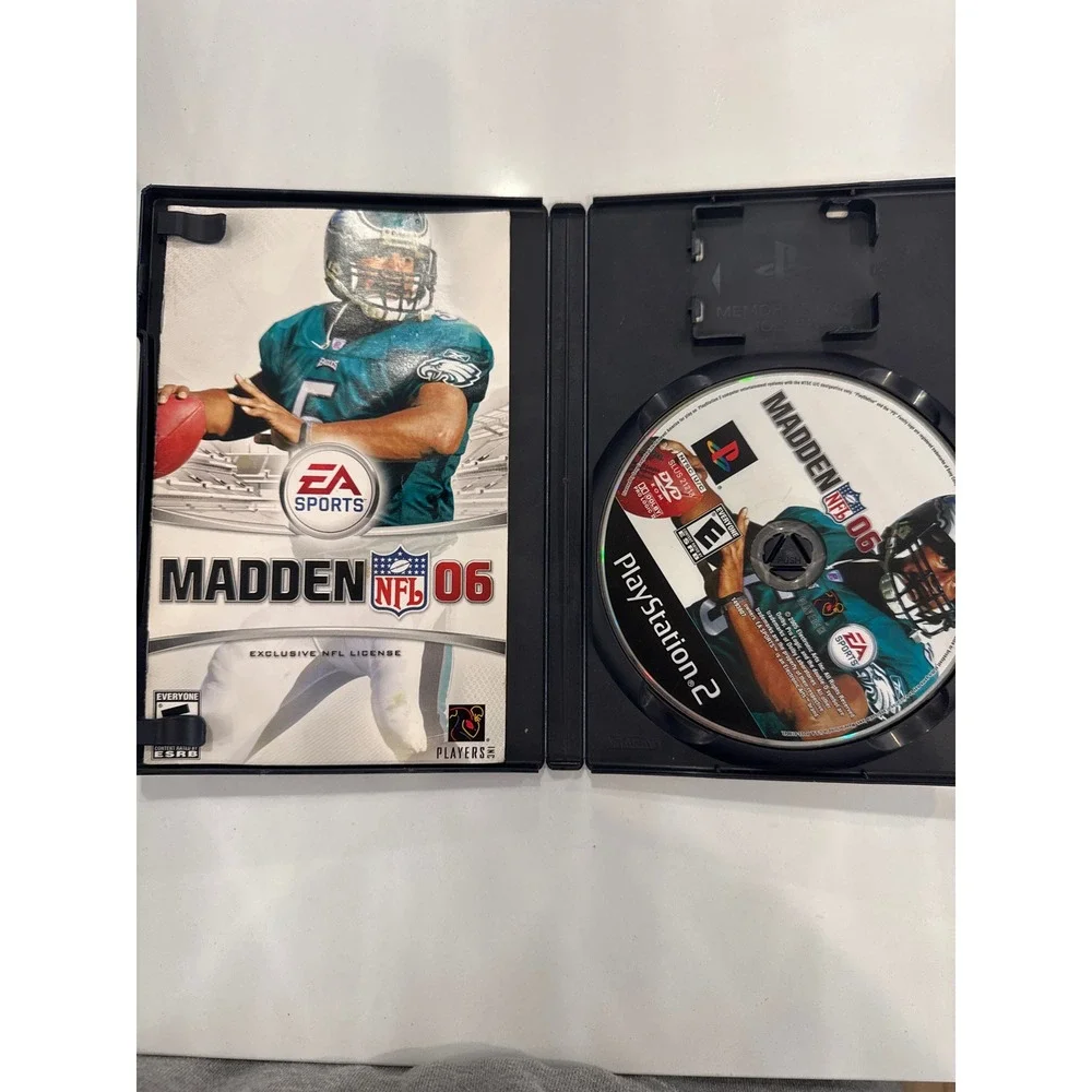 Madden NFL 06‎ PlayStation 2 Game Disc Case Complete Tested